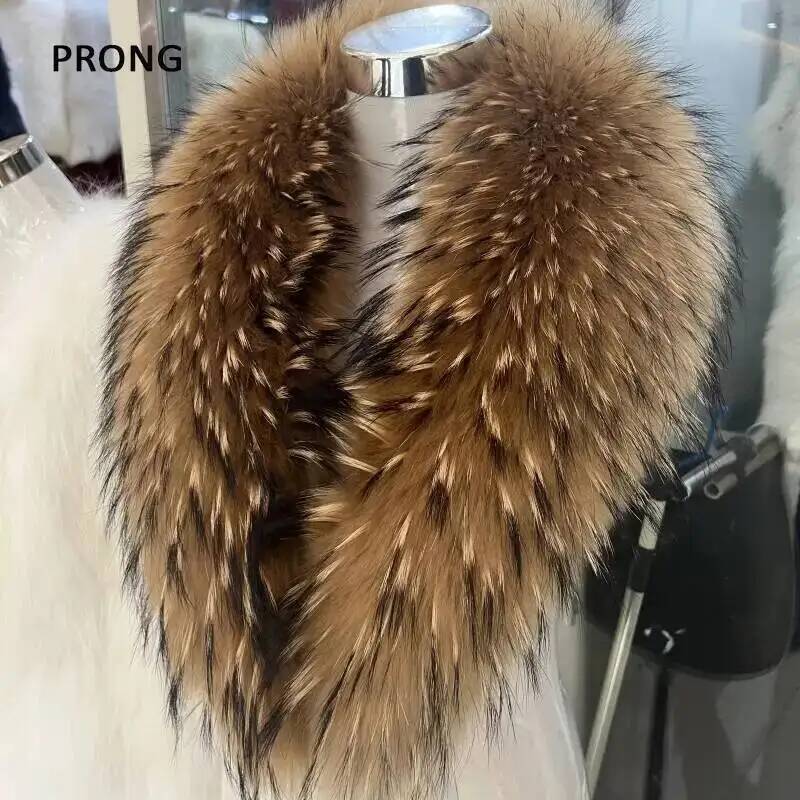 Winter Clothing Clearance Sale - Collo di pelliccia di procione naturale
