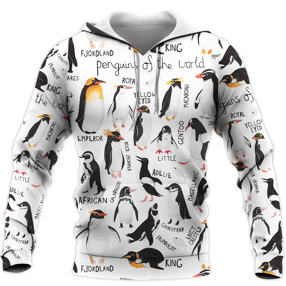 Winter Clothing Types - Simpatici pinguini animali tipo 3d stampa