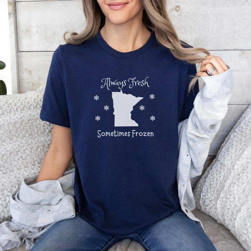Winter Clothing Ideas - Maglietta Divertente Minnesota, Idea Invernale per