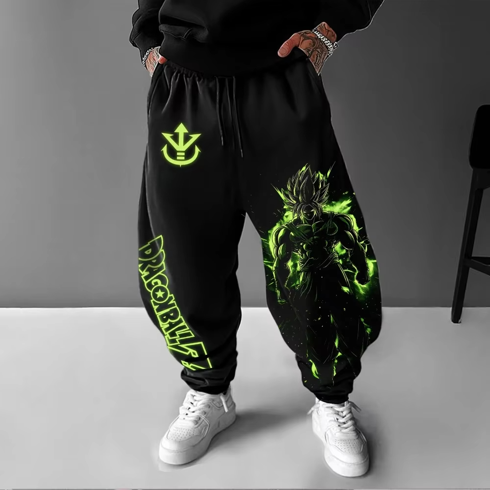 Y2K Winter Clothing - Pantaloni da uomo Dragon Ball Abbigliamento