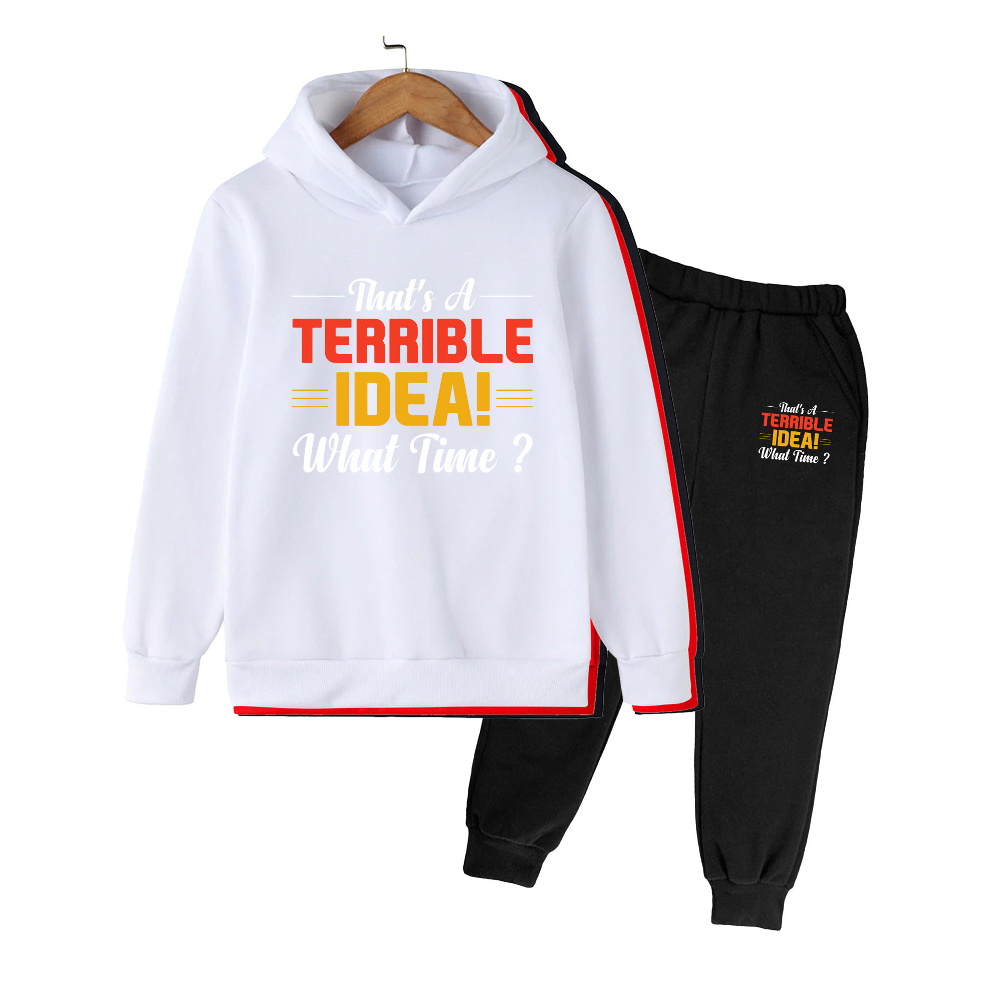 Winter Clothing Ideas - Set Felpa e Pantaloni per Bambini,