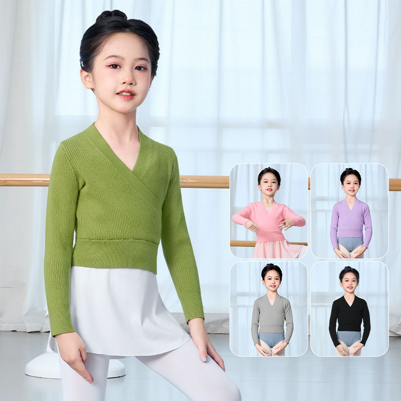 Winter Clothing Kids - Maglione da balletto per ragazze maglione