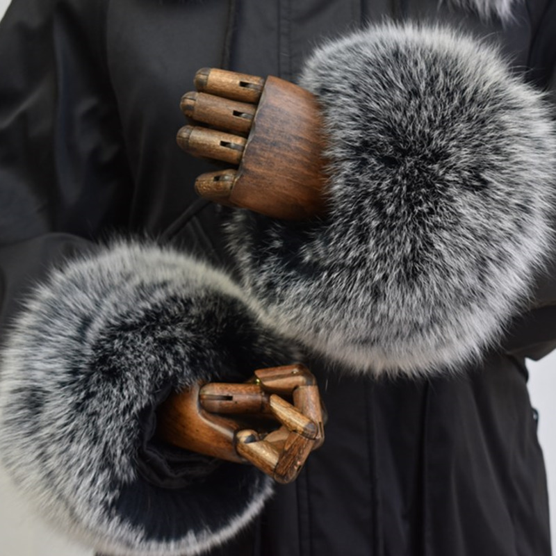 Winter Clothing Clearance Sale - Polsini in pelliccia di volpe per