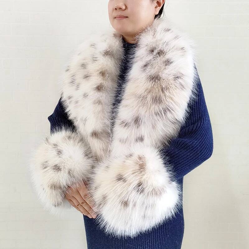 Winter Clothing Clearance Sale - Sciarpa in pelliccia di volpe sintetica