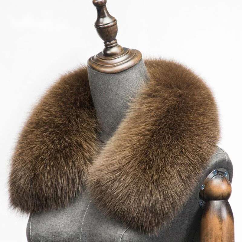 Winter Clothing Clearance Sale - Sciarpa invernale in pelliccia di volpe