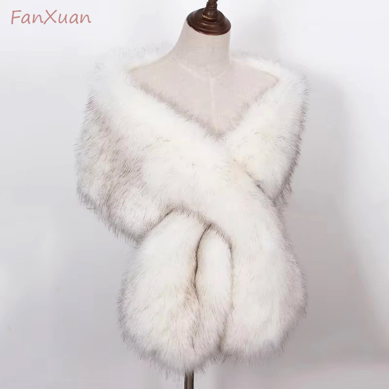 Winter Clothing Clearance Sale - Pelliccia di volpe sintetica da donna