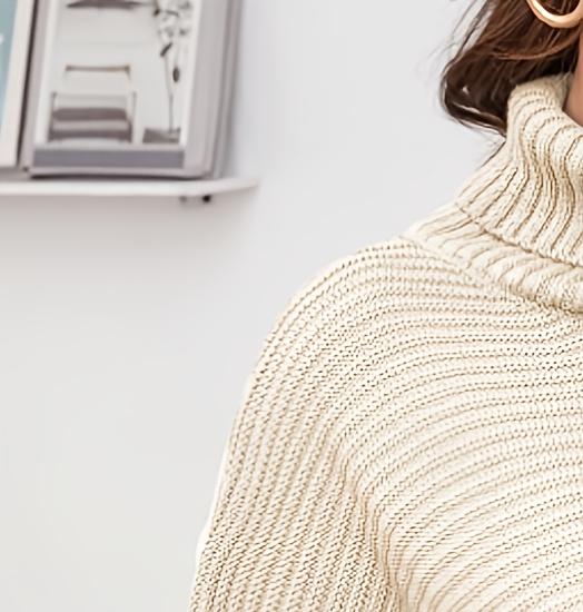 Abito Maglione a Collo Alto da - Winter Clothing Clearance Sale recensione e prezzo