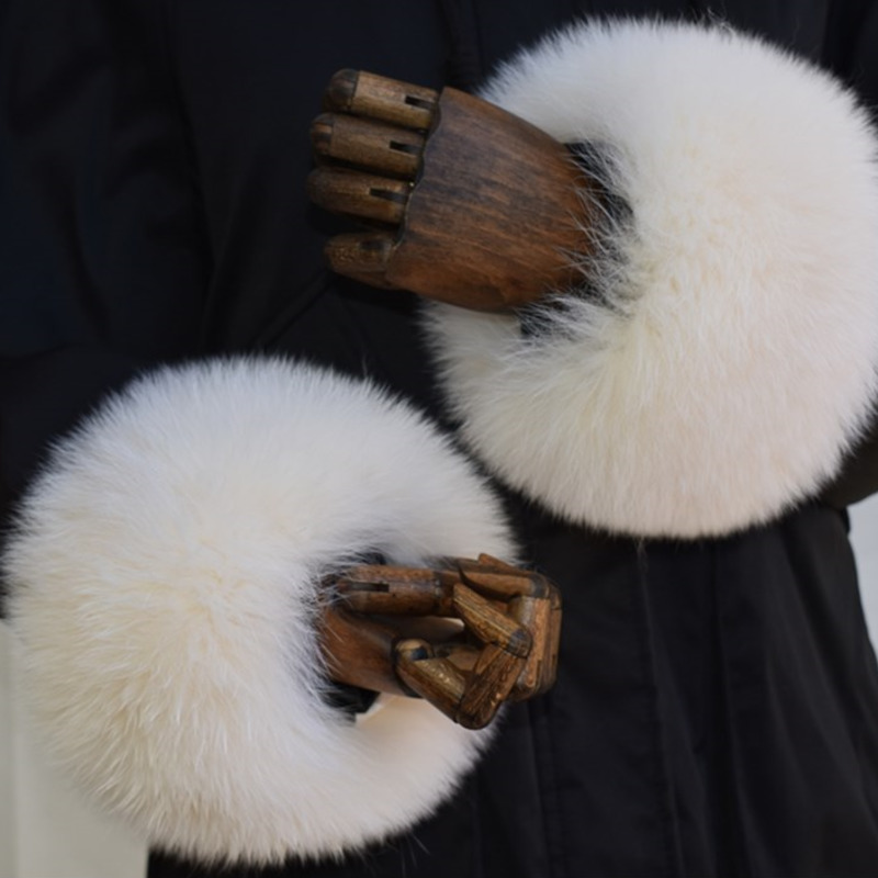 Polsini in pelliccia di volpe  - Winter Clothing Clearance Sale recensione e prezzo