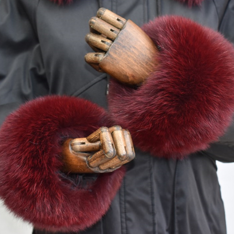 Polsini in pelliccia di volpe  - Winter Clothing Clearance Sale recensione e prezzo