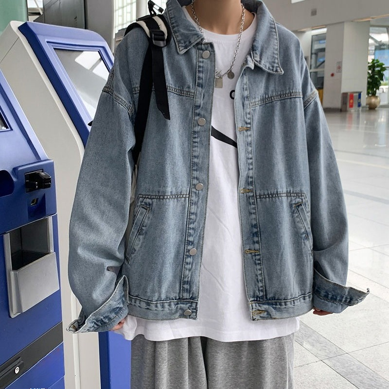 Giacca di jeans da uomo con ri - Winter Clothing Aesthetic recensione e prezzo