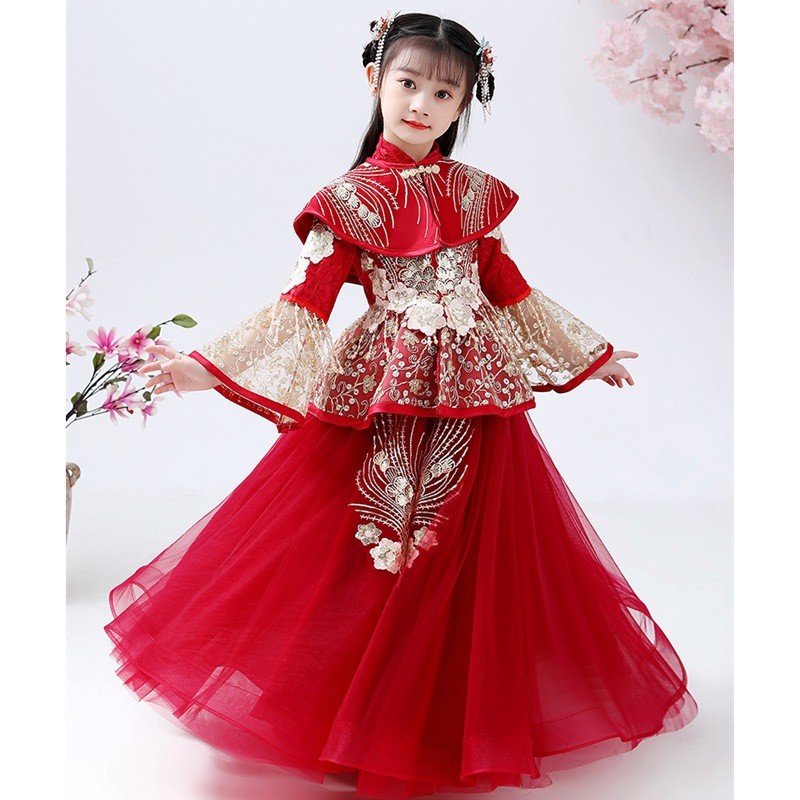 Costume Hanfu Cheongsam per Ba - Winter Clothing Kids recensione e prezzo