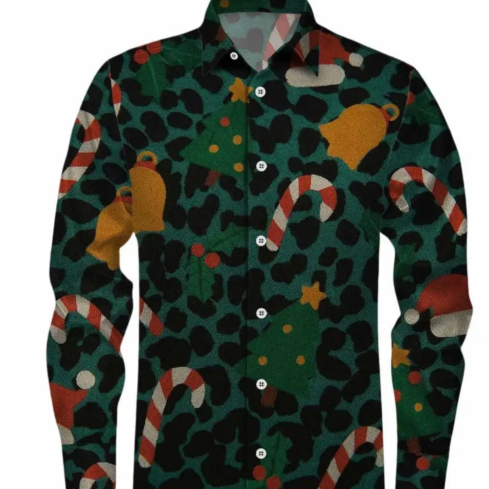 Camicia da uomo stampata natal - Winter Clothing Ideas recensione e prezzo